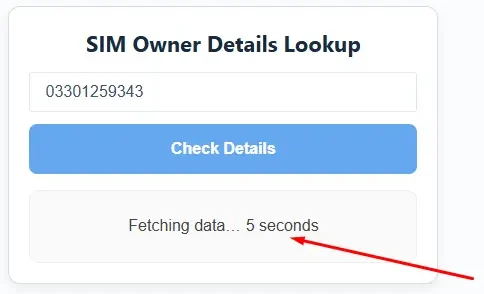 SIM Information Check PK