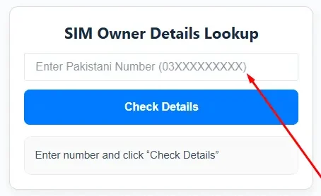 Sim Owner Details Pakistan Number