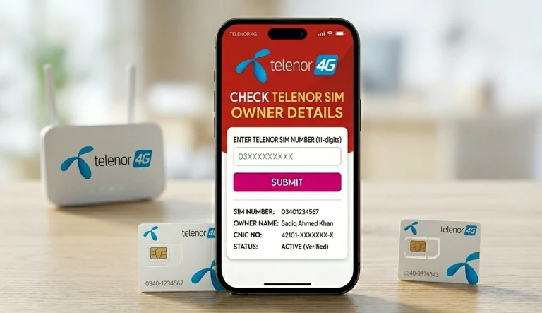 Check Telenor SIM Owner Details