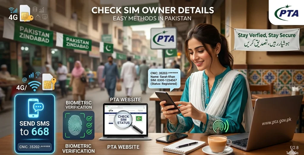 Methods to Check SIM Owner Details in Pakistan