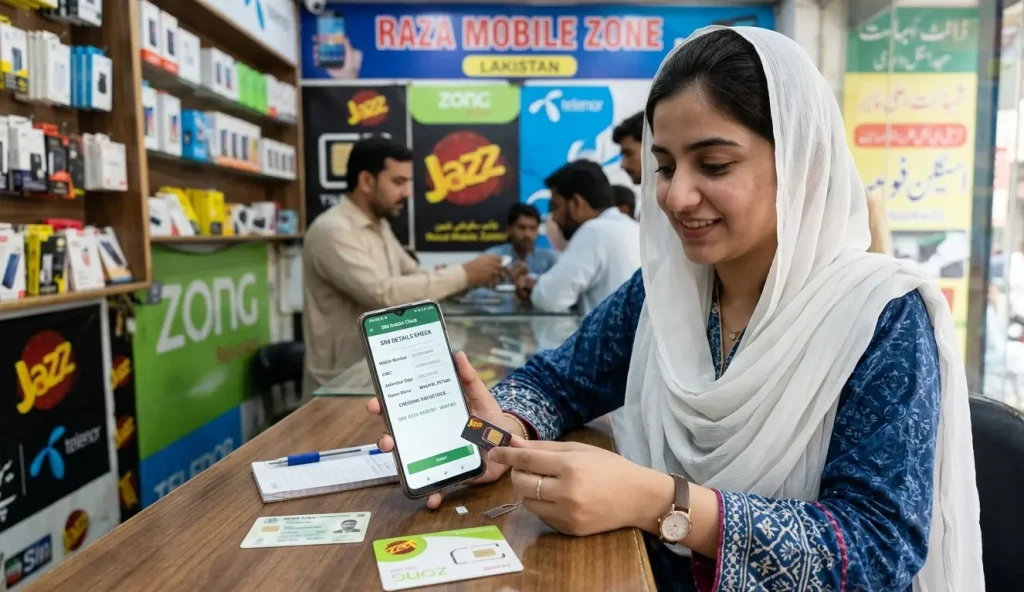 Minahil SIM Details Check Online